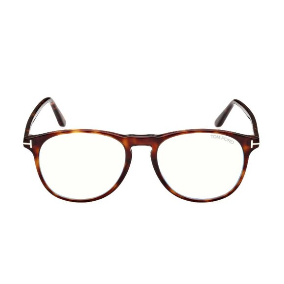 NEW TOM FORD EYEGLASSES HAVANA WOMEN ROUND EYEWEAR - Picture 2 of 3